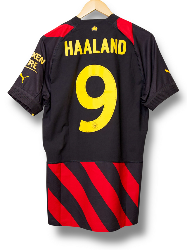 Manchester City 2022/2023 Auswärtstrikot Haaland #9 (L)