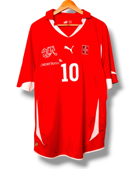 Zwitserland 2010 Thuis Shirt Nkufo #10 (XL)