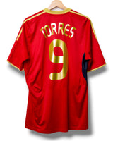 Spanien 2009 Heimtrikot Torres #9 (M)