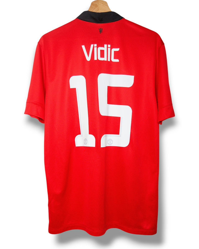 Manchester United 2013/2014 Thuis Shirt Vidic #15 (M)
