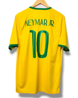 Brazilie 2014 Thuis Shirt Neymar #10 (L)