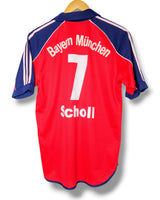 Bayern Munchen 1999/2000 Thuis Shirt Scholl #7 (S)