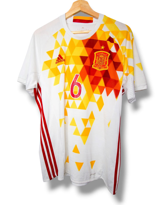Spanje 2016 Uit Shirt Iniesta #8 (L)
