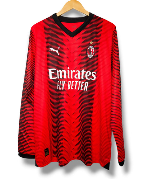 AC Milan 2023/2024 Home Shirt Rafa Leao #10 (XL)