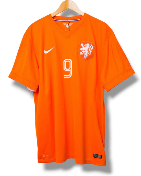 Netherlands 2014 Home Shirt Van Persie #9 (XL)