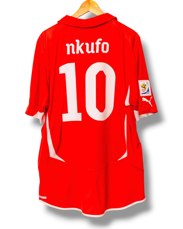 Zwitserland 2010 Thuis Shirt Nkufo #10 (XL)