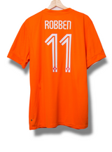 Nederland 2014 Thuis Shirt Robben #11 (XL)