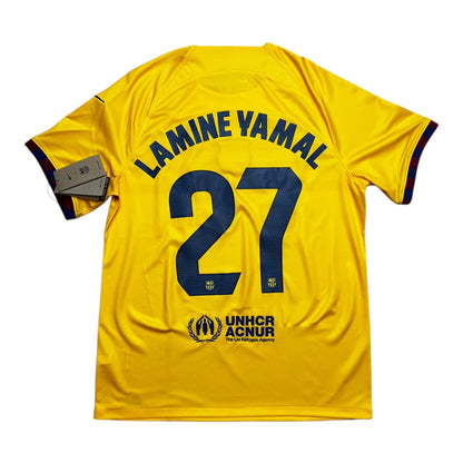 Barcelona 4e Shirt 2022/2023 Lamine Yamal #27 (L)