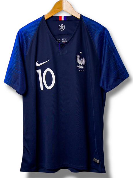 France 2018 Home Shirt Mbappe #10 (L)