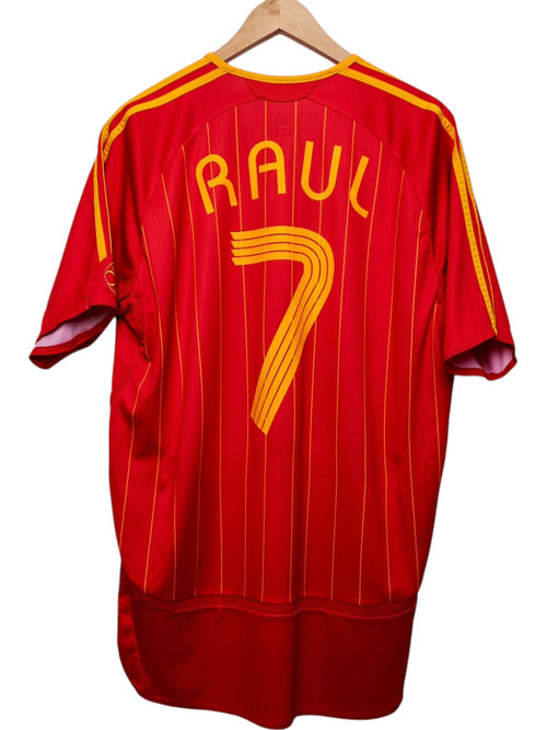 Spanje Thuis Shirt 2006 Raúl #7 (L)