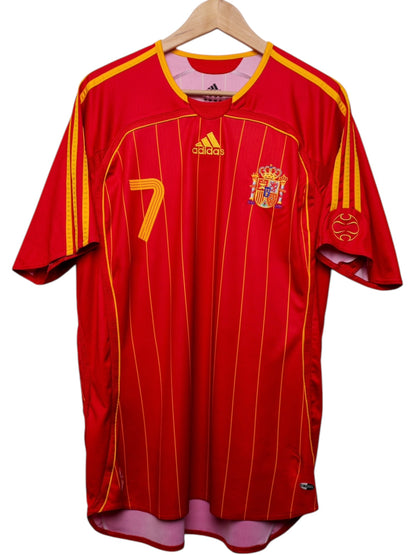 Spanje Thuis Shirt 2006 Raúl #7 (L)