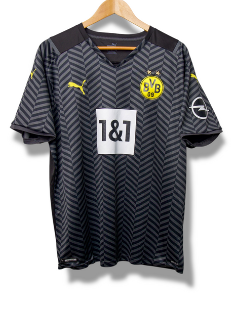 Borussia Dortmund 2021/2022 Away Shirt Haaland #9 (XL)