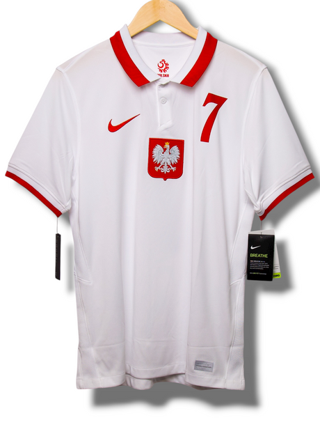 Poland 2020 Home Shirt Milik #7 (M)